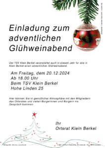 Einladung zum Glühwein